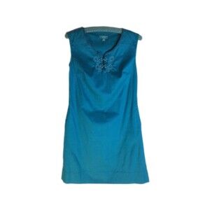 Vintage Calypso Dress, Size 2, Trim And Embellishment Neck, Boho